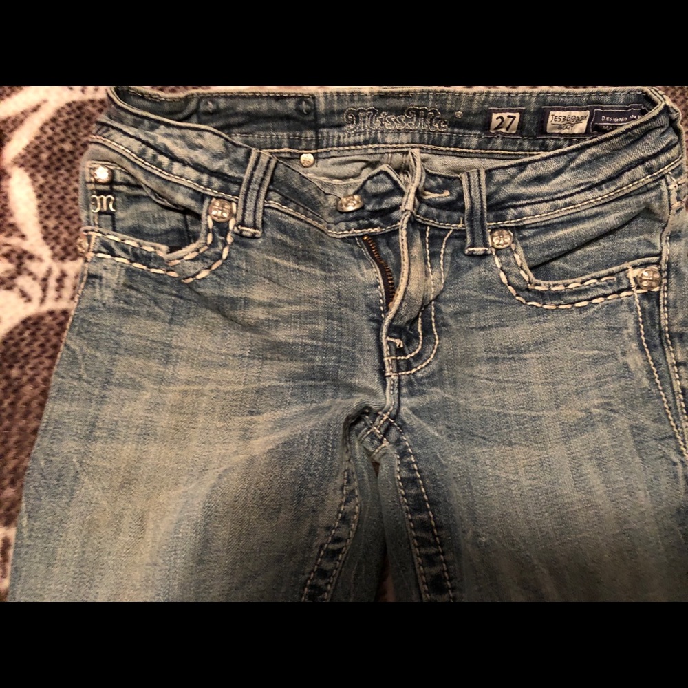 Worn miss me jeans size 27